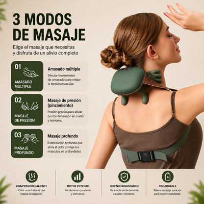 Masajeador Cervical  4 en 1 Con Calor™